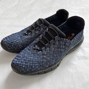 Bernie Mev Victor slip on elastic shoe in blue